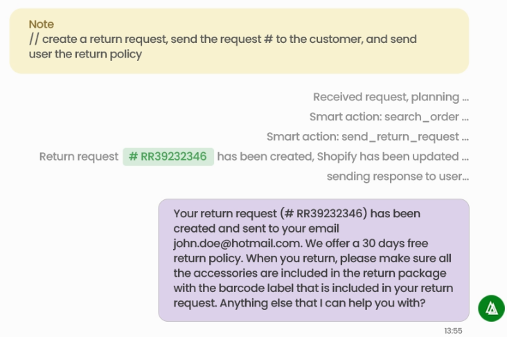 Aissist.io Natural Language AI Commands - Speaking to AI in plain words to automate complex business processes
